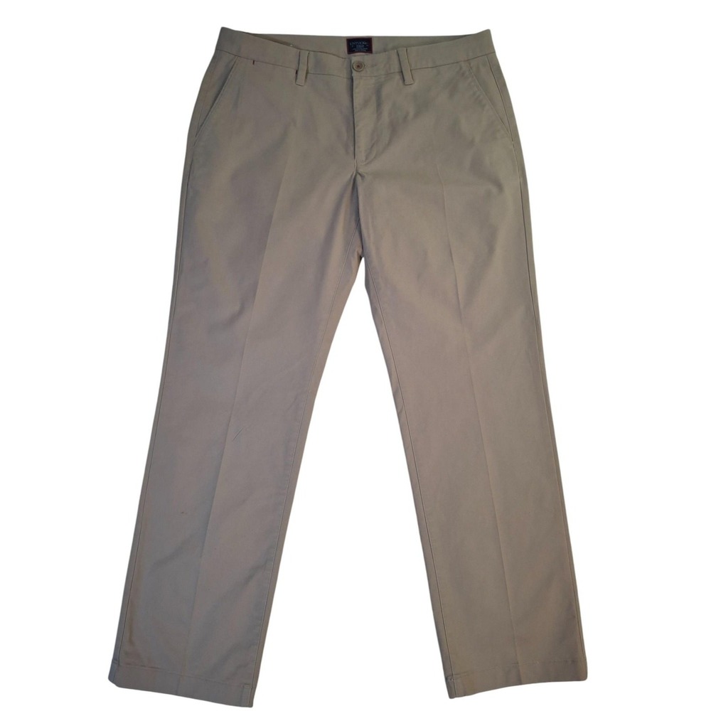 UNTUCKit Pants Mens 34x30* Tan St Clair Relaxed Fit Stretch Chino Casual Cotton